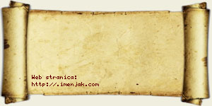 Andjelina Milinković vizit kartica